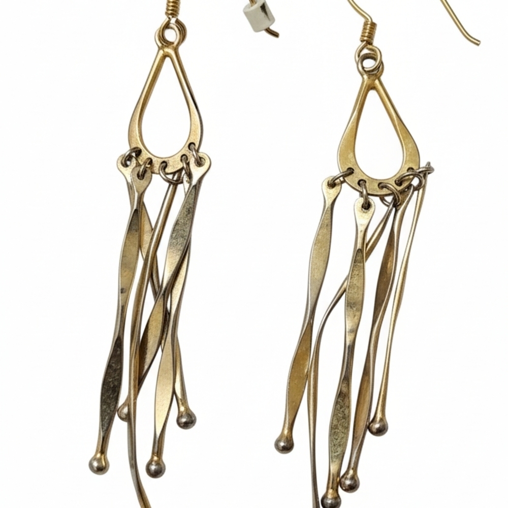 Elegant Gold Dangle Earrings
